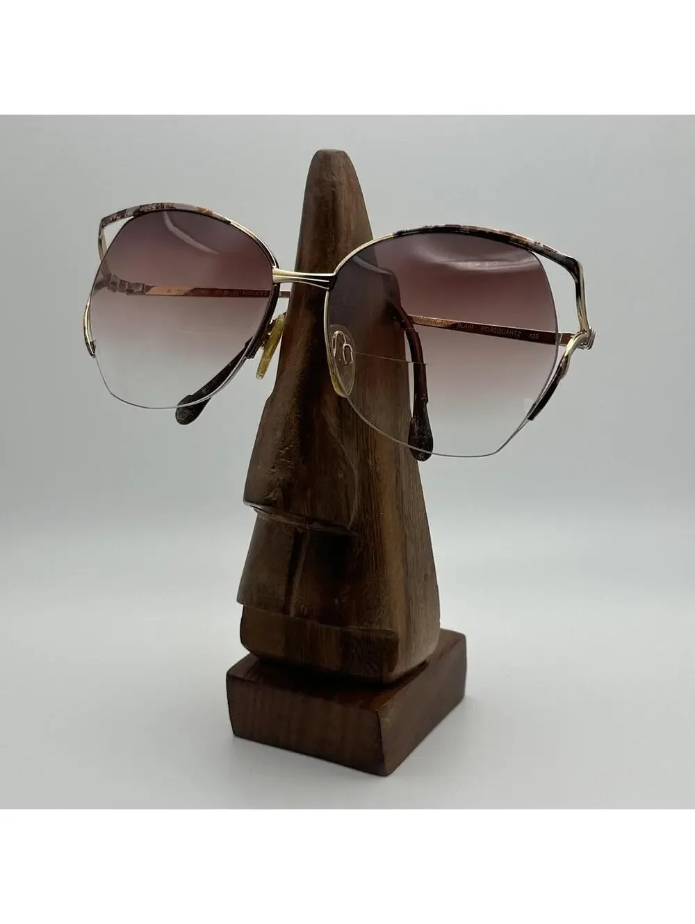 Vintage Luxottica Blair Gold Electroplated Prescription Sunglasses Frames